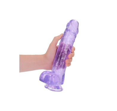 Wodoodporne dildo z przyssawką i jądrami 25,4 cm